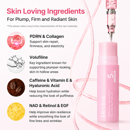 Last Day Buy 1 Get 1 Free Devioa Korean PDRN Pink Collagen Volume Multi Balm