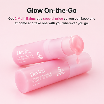 Last Day Buy 1 Get 1 Free Devioa Korean PDRN Pink Collagen Volume Multi Balm