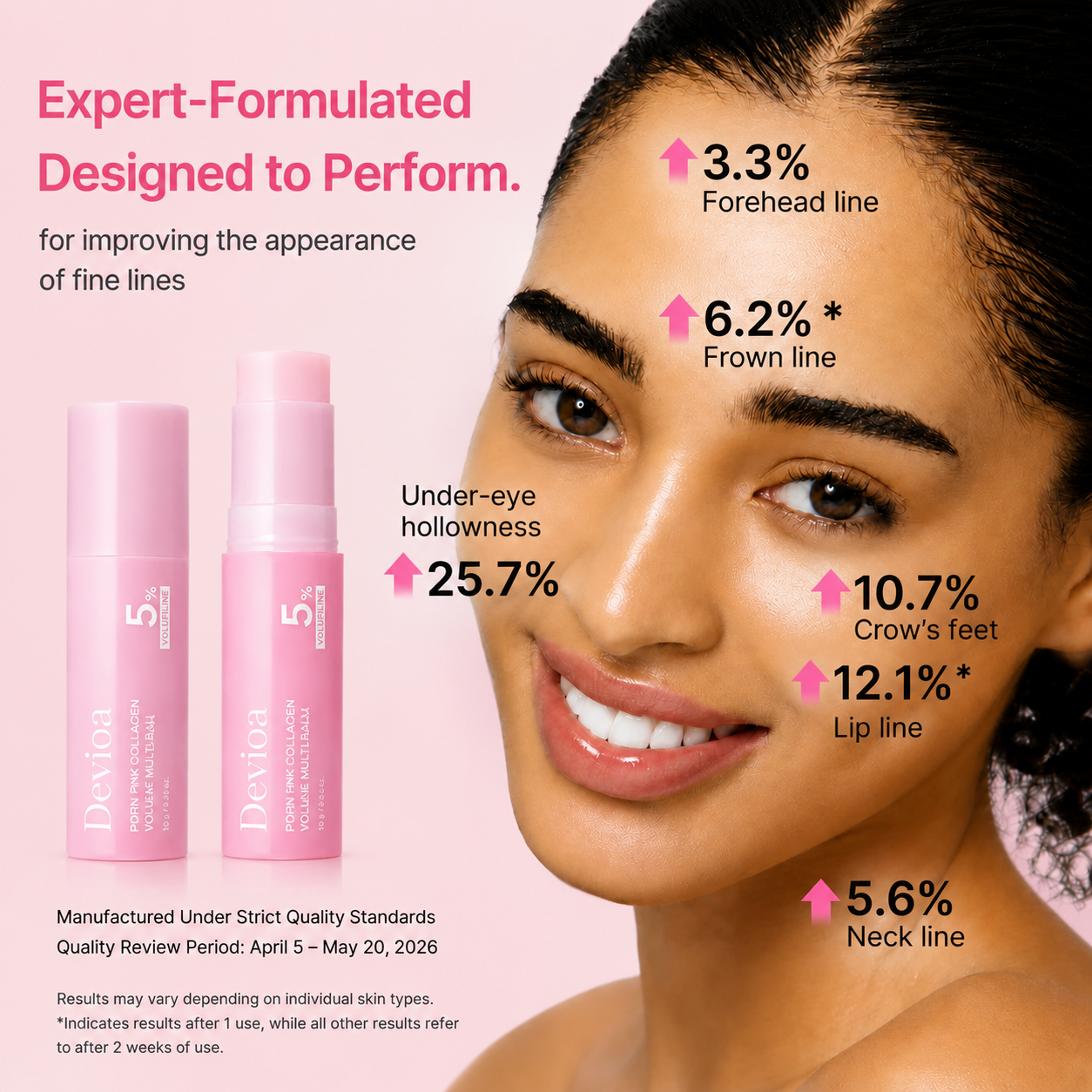 Last Day Buy 1 Get 1 Free Devioa Korean PDRN Pink Collagen Volume Multi Balm